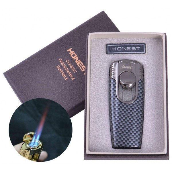 

Зажигалка подарочная Honest (Острое пламя) №4455-3