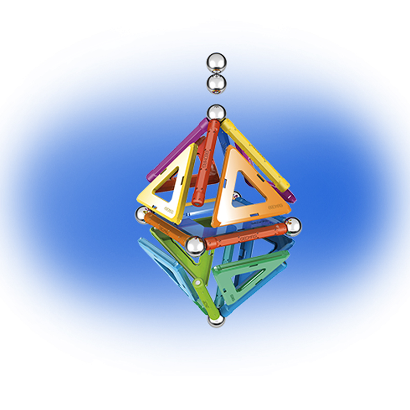 

Магнитный конструктор Geomag Rainbow (32 детали)
