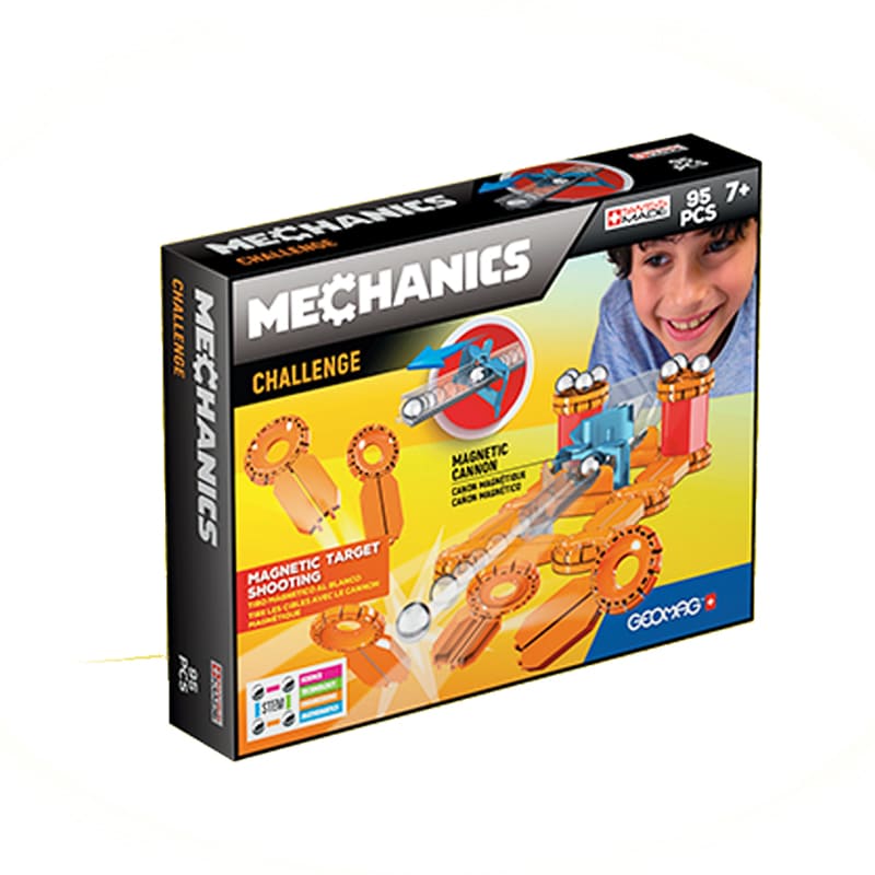 

Магнитный конструктор Geomag Mechanics Challenge (95 деталей)