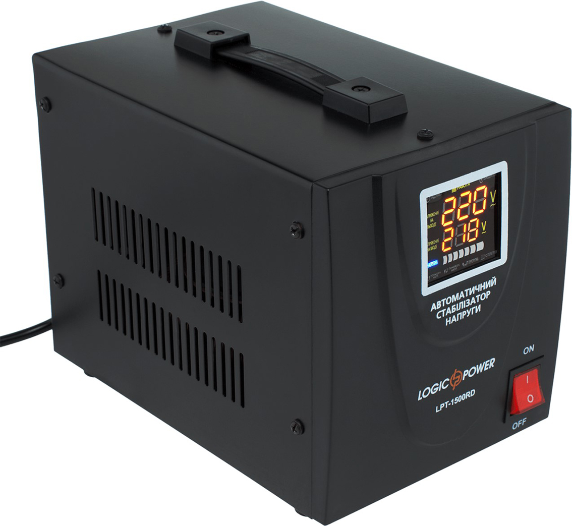 

Стабілізатор напруги LogicPower LPT-1500RD Black