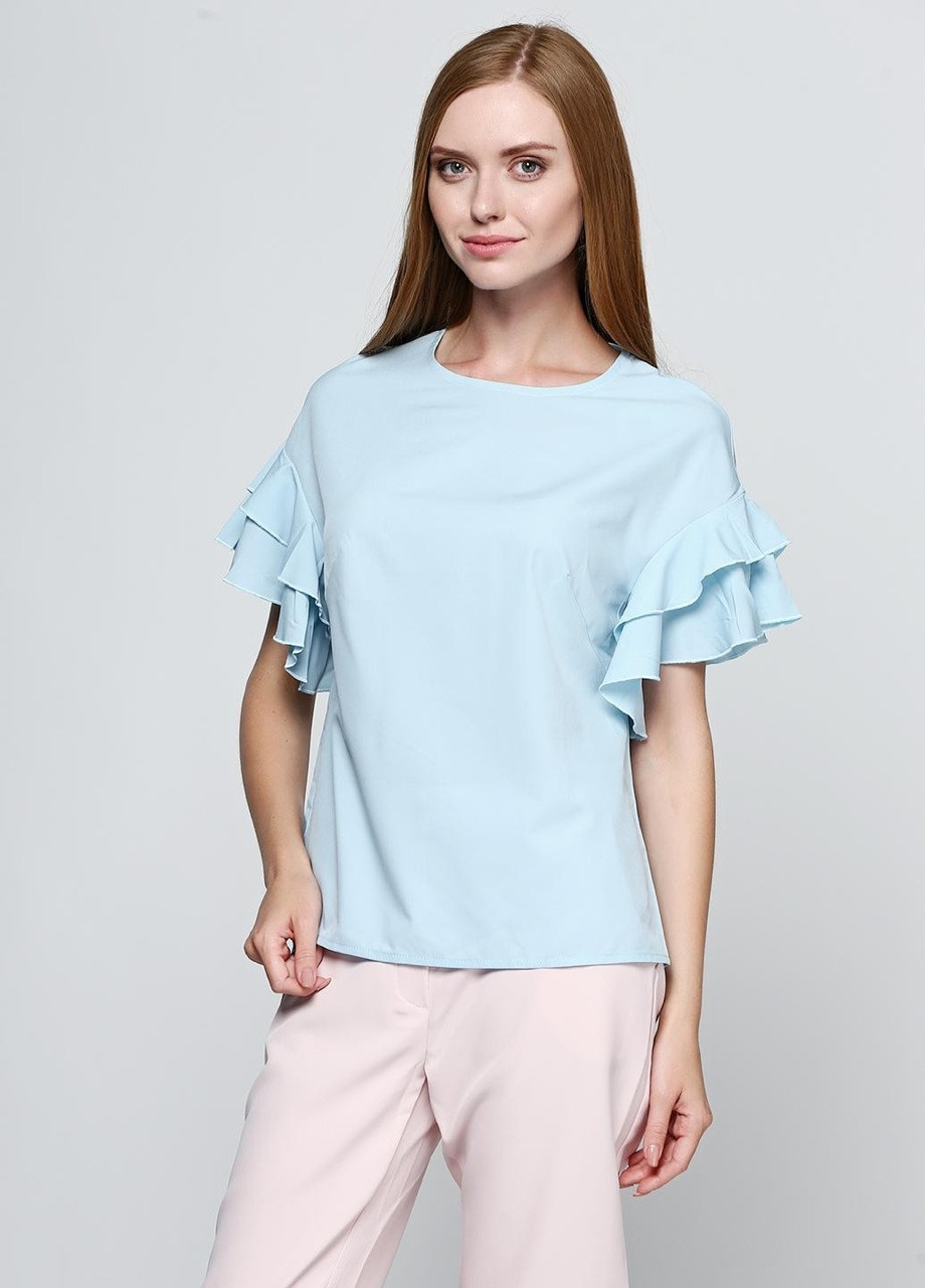

Блуза So StyleM  Голубой 1108-246, Блуза So StyleM L Голубой 1108-246