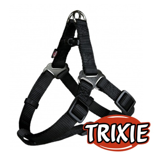 

Шлея с подкладкой для собак Trixie - "Premium" (нейлон) 50–65 cм/20 мм, черный (TX-20458)