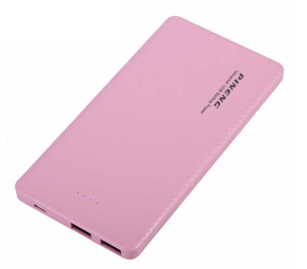 

Внешний аккумулятор Power Bank Pineng PN-958 10000 mAh Pink