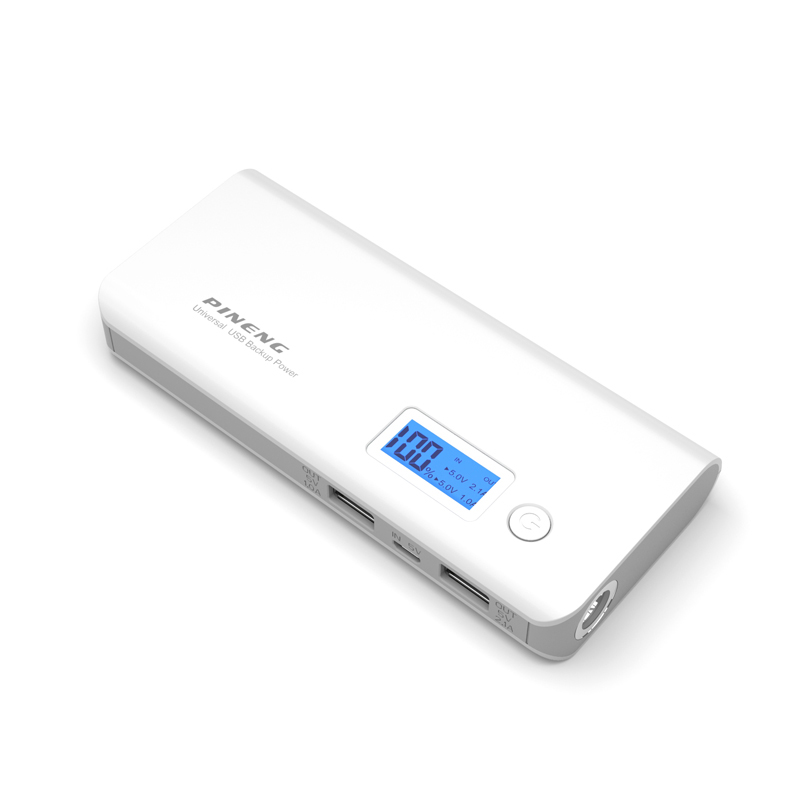 

Внешний аккумулятор Power Bank Pineng PN-968 10000 mAh White