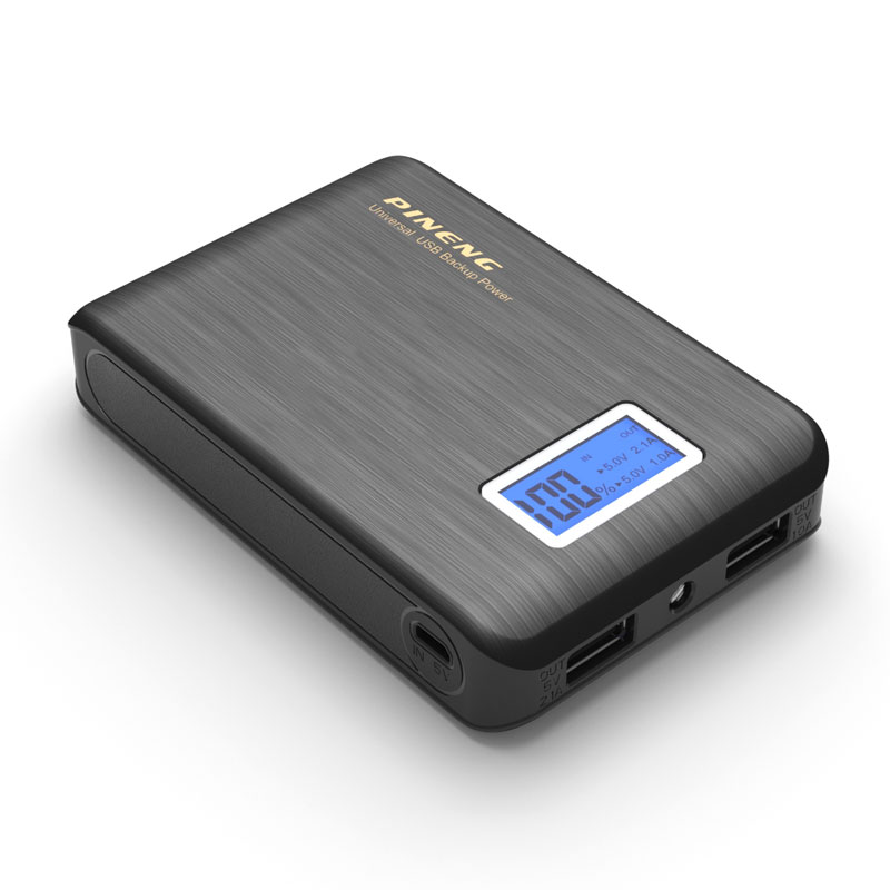 

Внешний аккумулятор Power Bank Pineng PN-928 10000 mAh Black