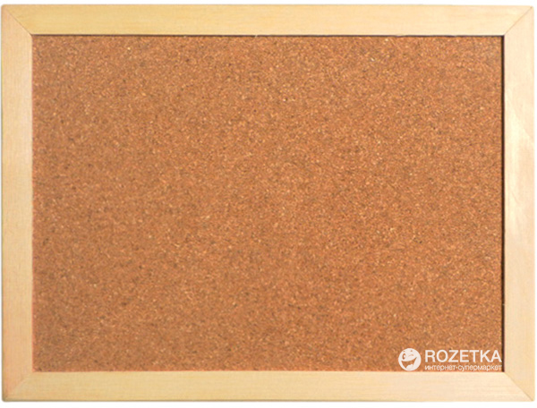 

Дошка коркова Axent 45 х 60 см + 6 кнопок-цвяшків (9601-A)