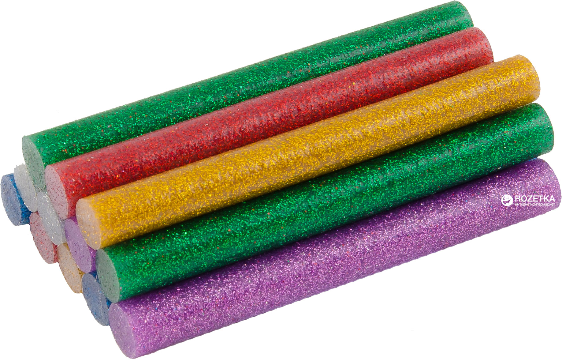 Клеевые стержни Mastertool 11.2х100 мм 12 шт Цветные (42-0156) – низкие ...