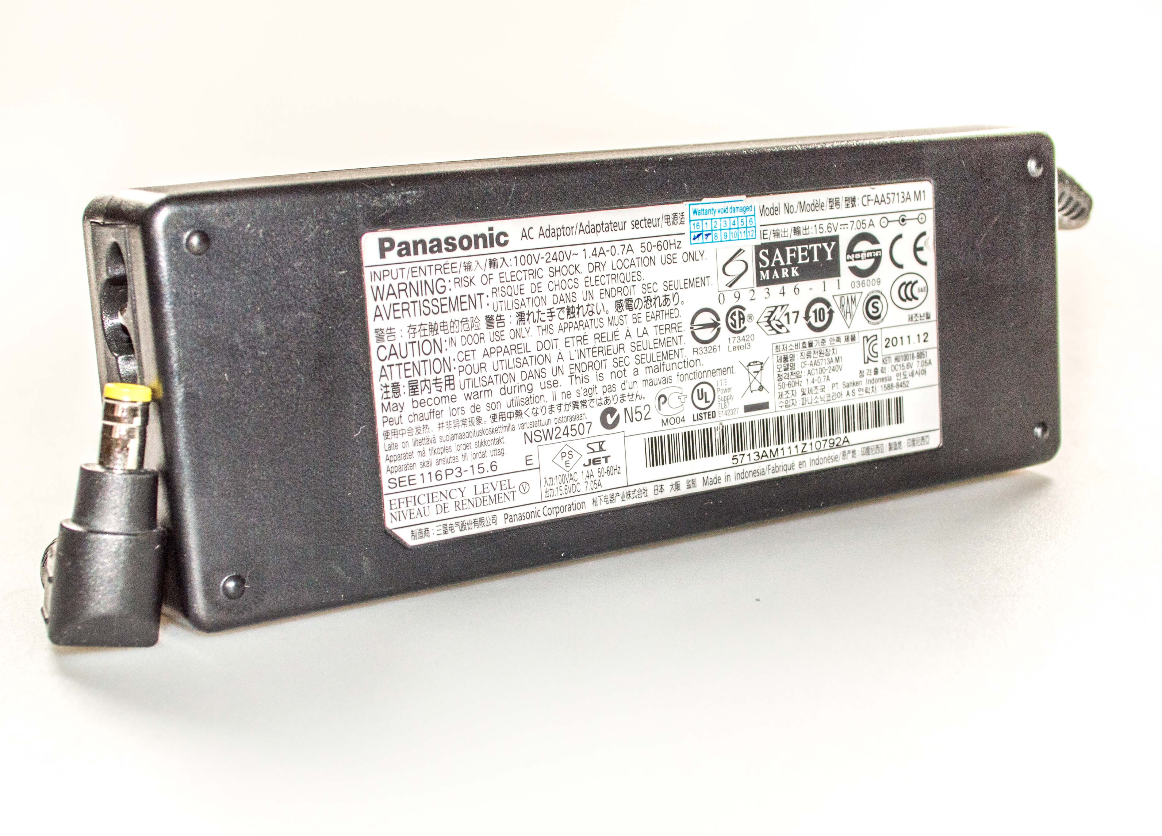 Блок питания Delta Electronics Panasonic Toughbook CF-AA5713A M1 15.6V ...