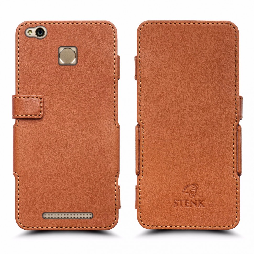 

Чехол книжка Stenk Prime для Xiaomi Redmi 3 Pro Camel