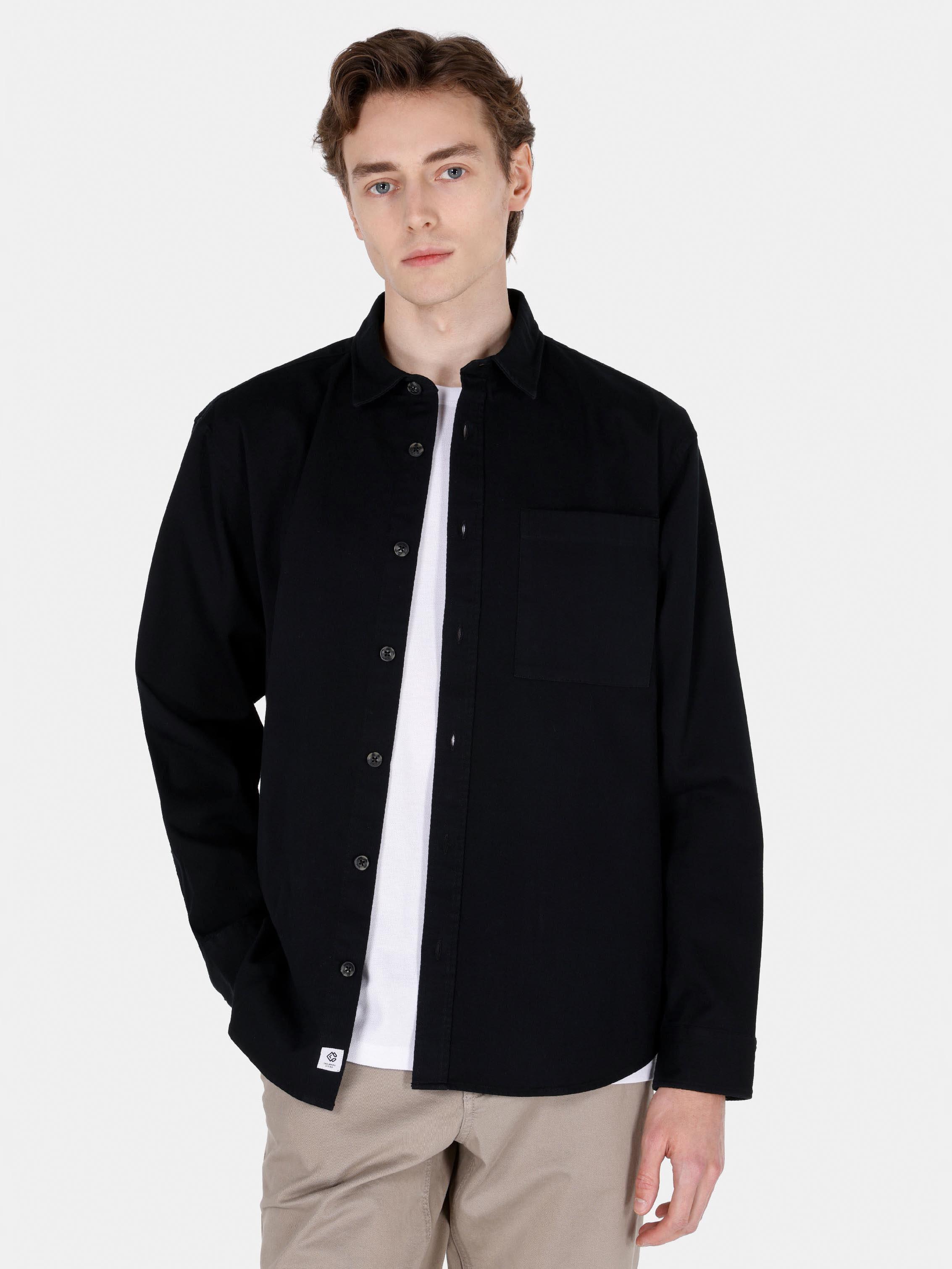 Сорочка бавовняна оверсайз чоловіча Colin's CL1073012BLK S Black від Rozetka на платформі USKIDKA Акція на Сорочка бавовняна оверсайз чоловіча Colin's CL1073012BLK S Black від Rozetka