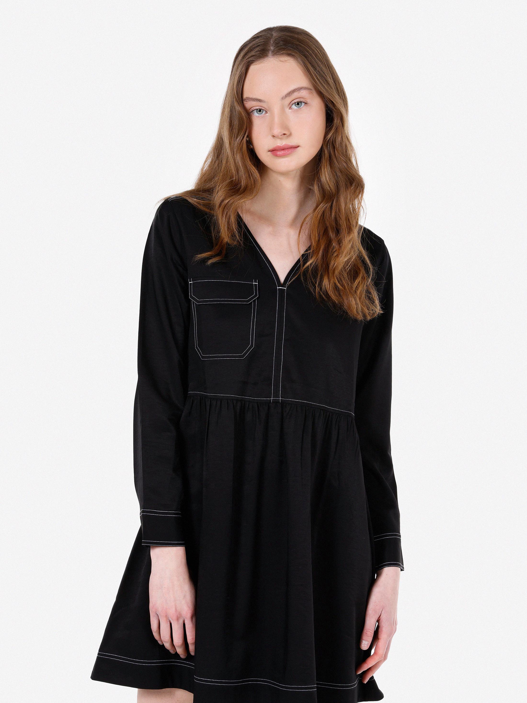 Сукня коротка осіння жіноча Colin's CL1072482BLK L Black від Rozetka на платформі USKIDKA Акція на Сукня коротка осіння жіноча Colin's CL1072482BLK L Black від Rozetka