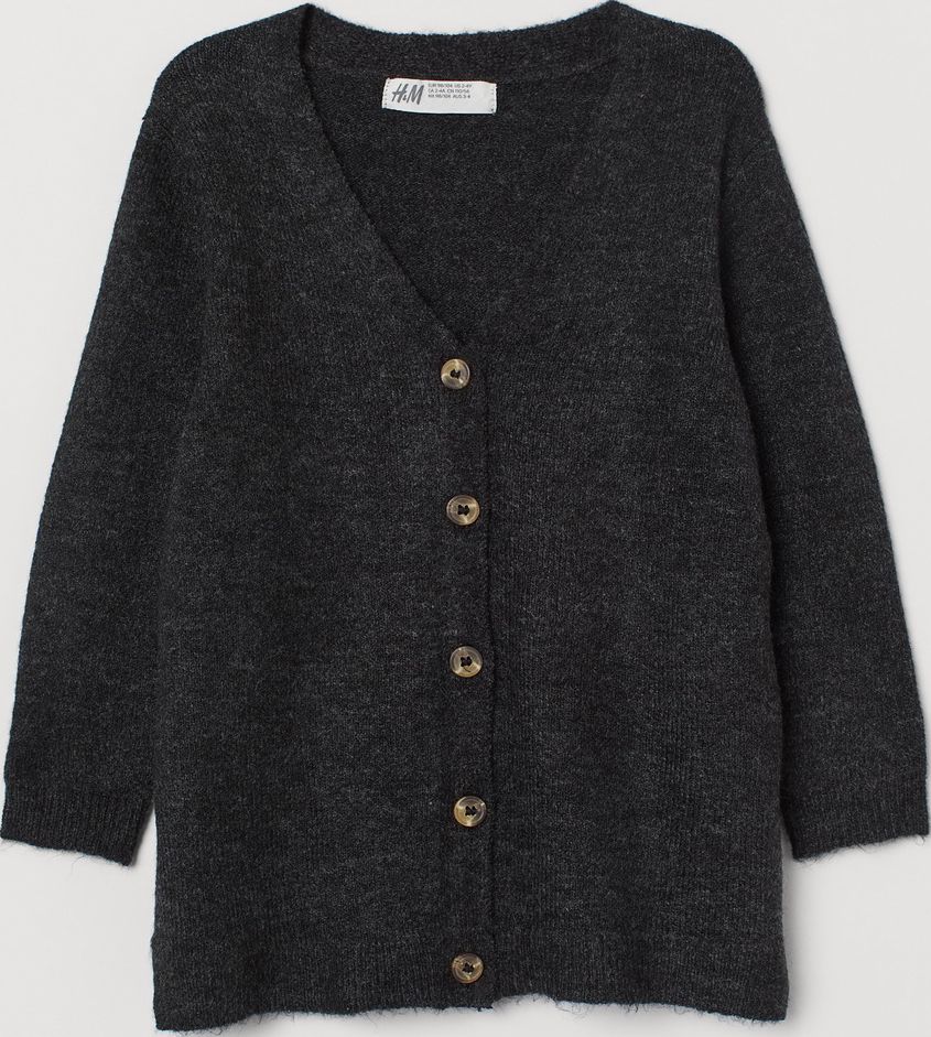 

Кардиган H&M 0764807-0 134-140 см Темно-серый