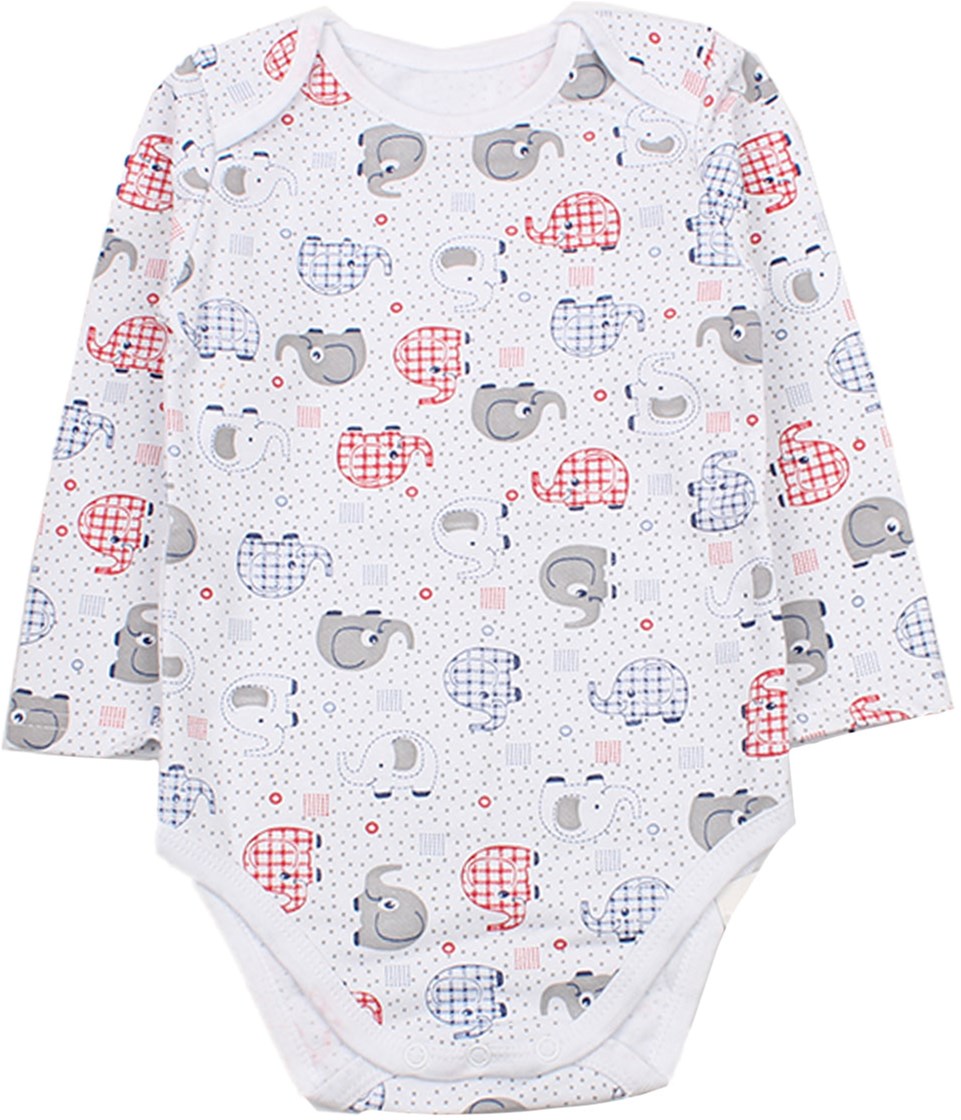

Боди Фламинго 494-310 68 см Белое с красным