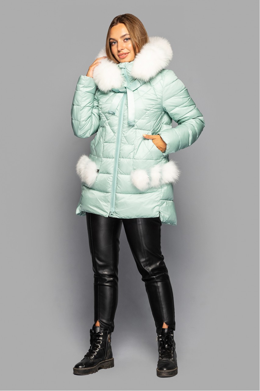 

Куртка CLASNA CW18D502CP M мятного цвета 4394