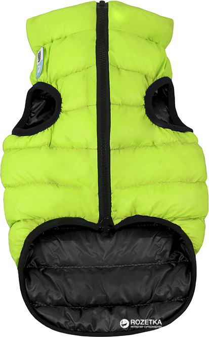 

Двусторонняя курточка для собак Airy Vest для средних собак М 47 Салатово-черная (1898)