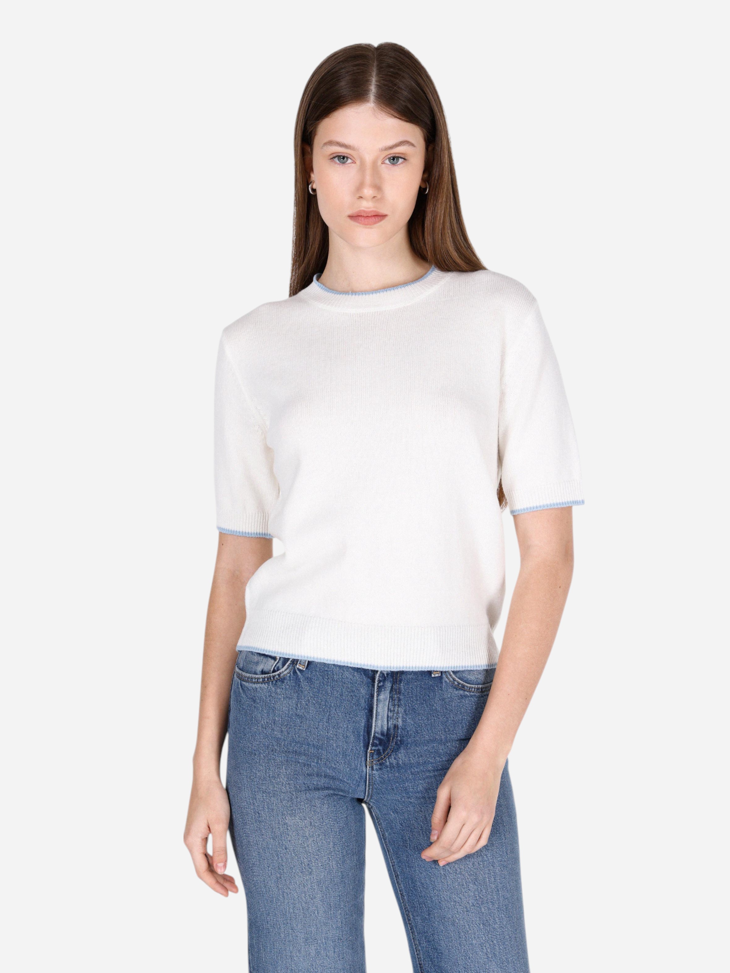 Акція на Джемпер жіночий Colin's CL1073129OFW L Off White від Rozetka