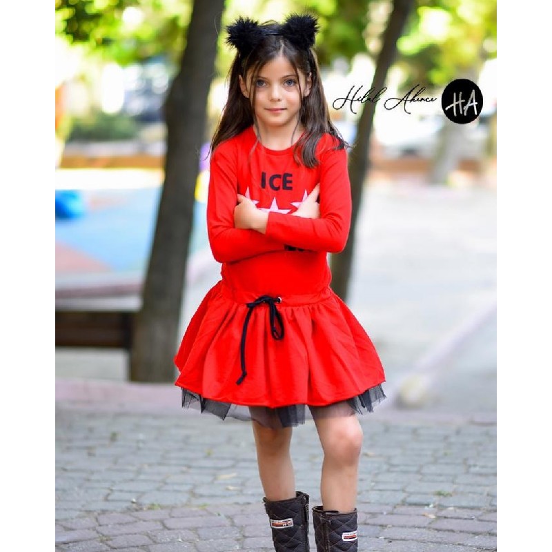 

Платье для девочки HA 364 92 см красный (462122)