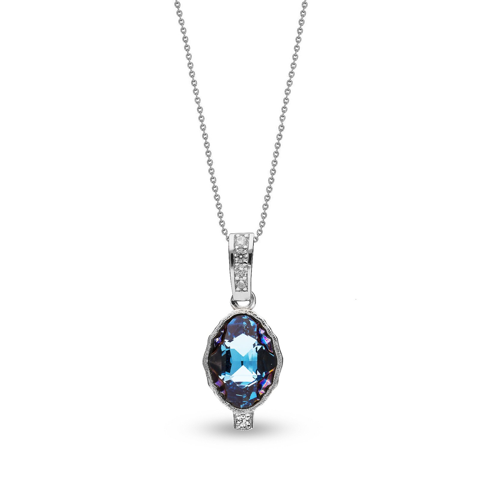

Серебряный кулон c цепочкой SPARK Delia Minor со Swarovski модели NC492614AQMB