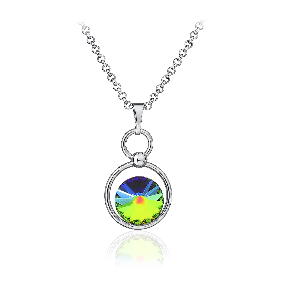 

Кулон c цепочкой KOBI HLOYA со Swarovski 12 мм модели 7430-5810-23-32