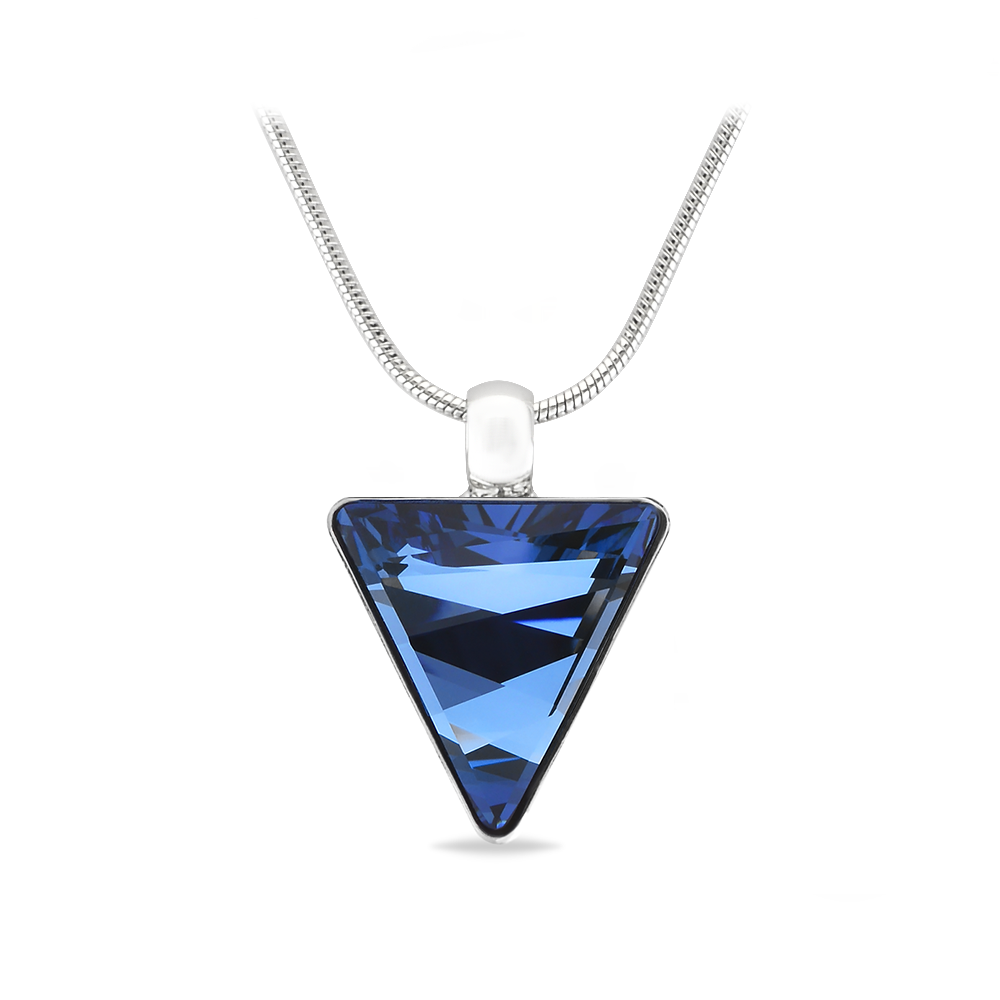 

Кулон c цепочкой KOBI TROJUHELNIK со Swarovski 15x17 мм модели 7430-5301-03-32