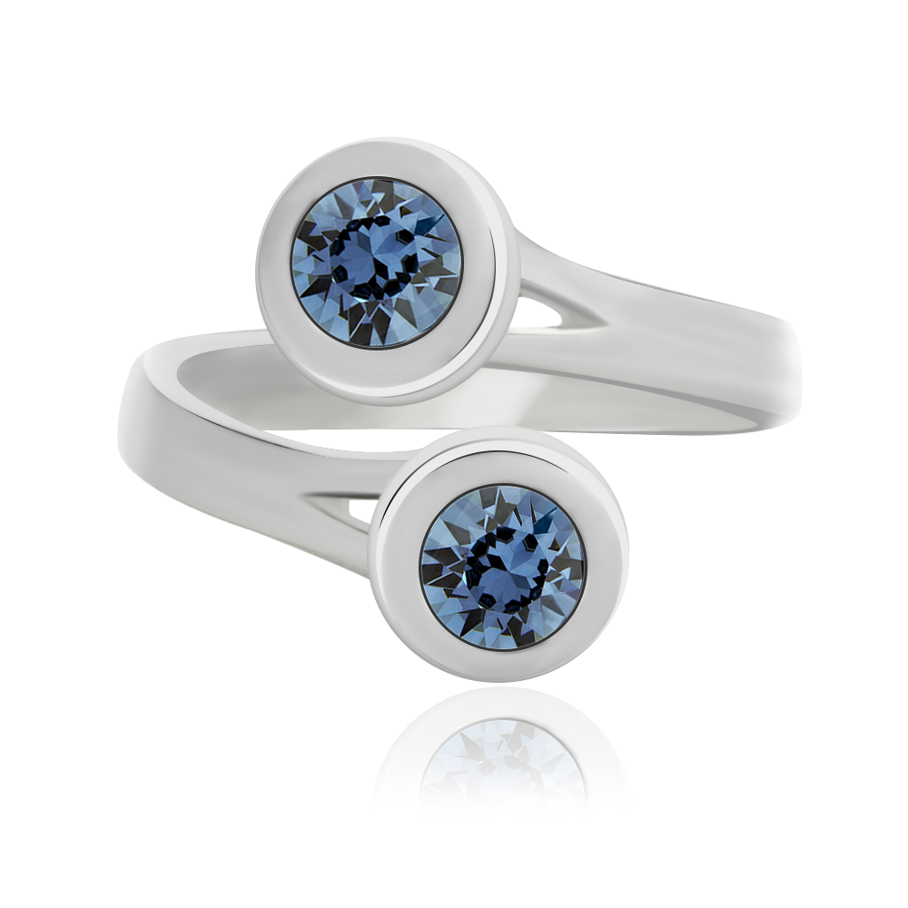 

Безразмерное кольцо KOBI Tora с камнями Swarovski модели 7770-2307-58-32