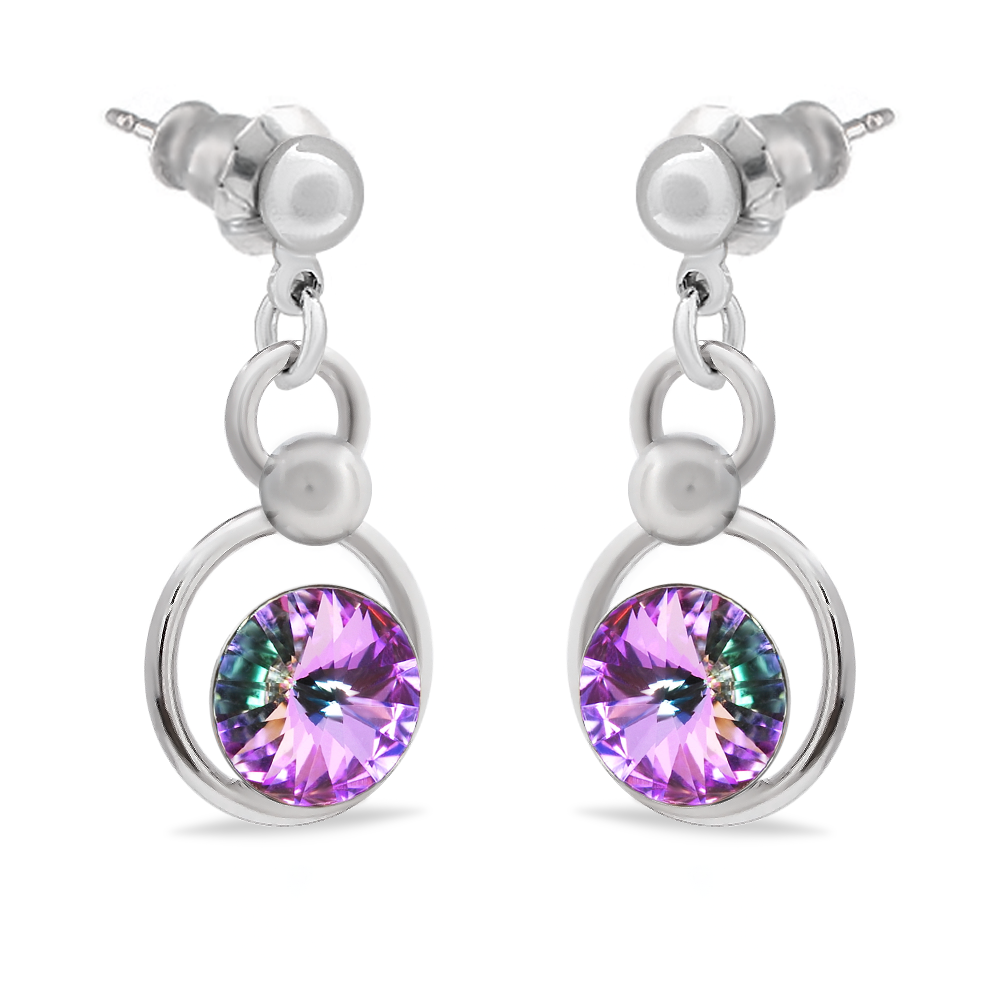 

Серьги KOBI HLOYA со Swarovski 8 мм модели 7440-5792-22-32