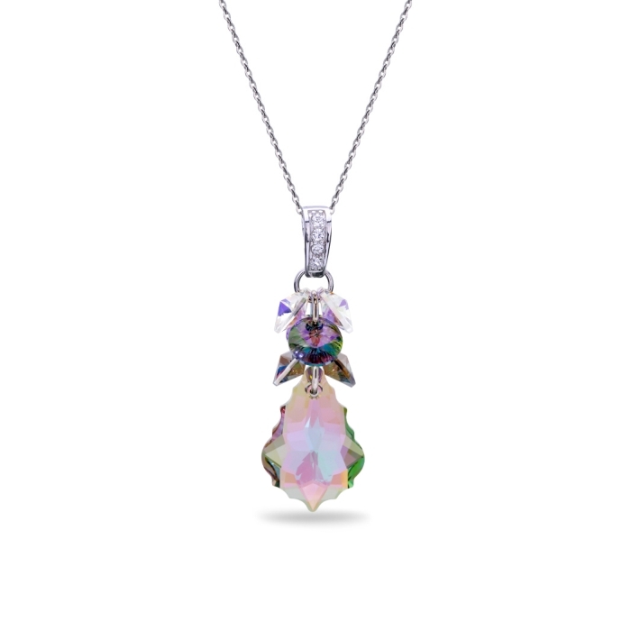 

Серебряный кулон c цепочкой SPARK Baroque Dives со Swarovski модели NP6090PS
