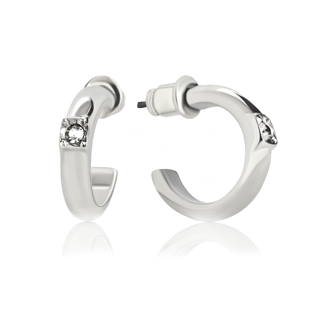 

Серьги KOBI Krug 15 мм со вставкой Swarovski модели 7740-1866-02-32