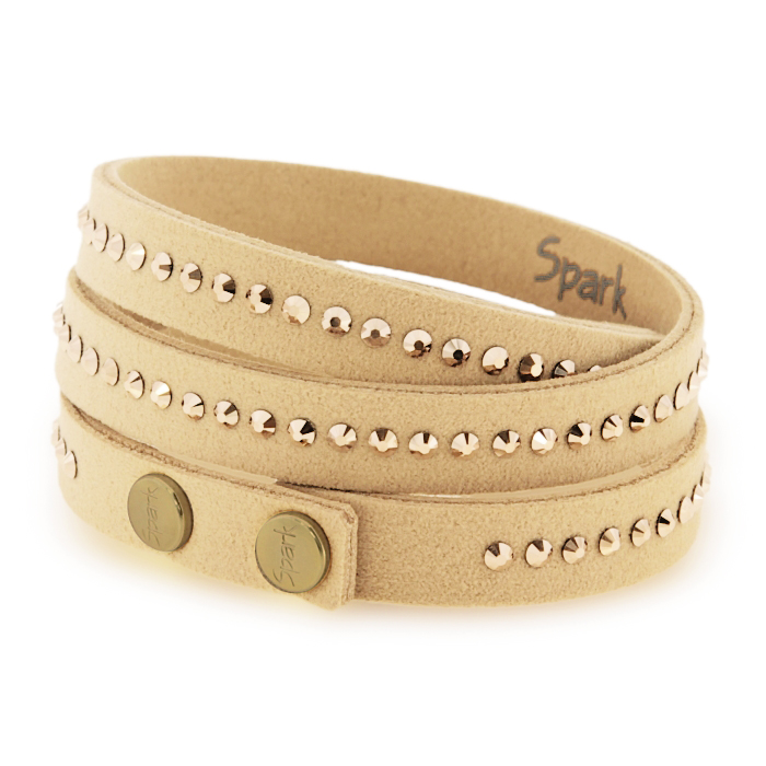 

Браслет из алькантары SPARK Fancy со Swarovski модели BTR1SLRG