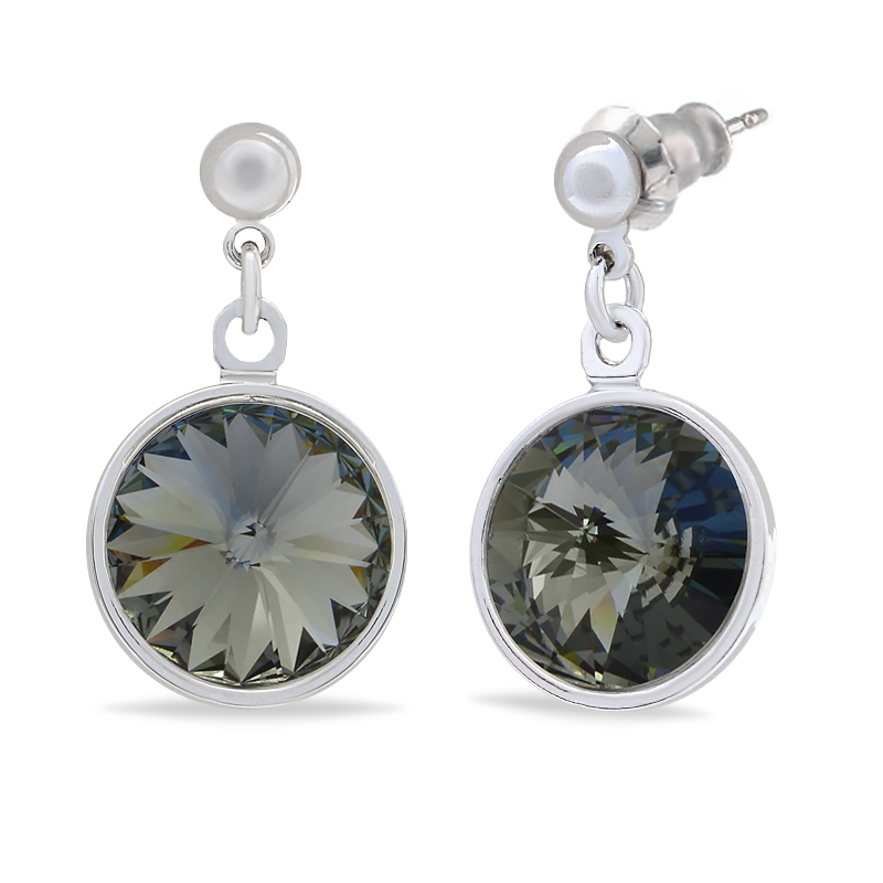 

Серьги KOBI RIVOLI KOLO 12 мм со Swarovski модели 7740-1076-04-32