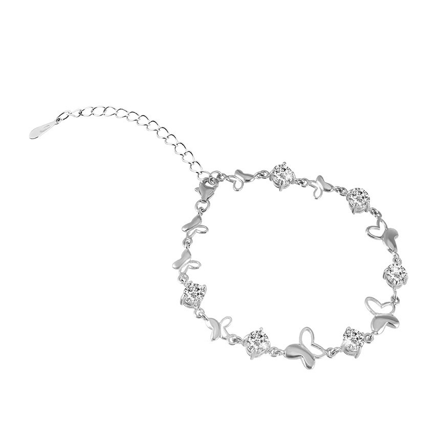 

Серебряный браслет Silvex925 с фианитом модели Б2Ф/457