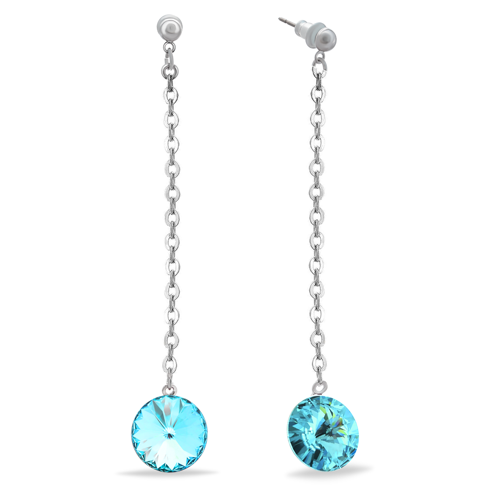 

Серьги KOBI RIVOLI KOLO na retizek 12 мм со Swarovski модели 7740-1074-21-32