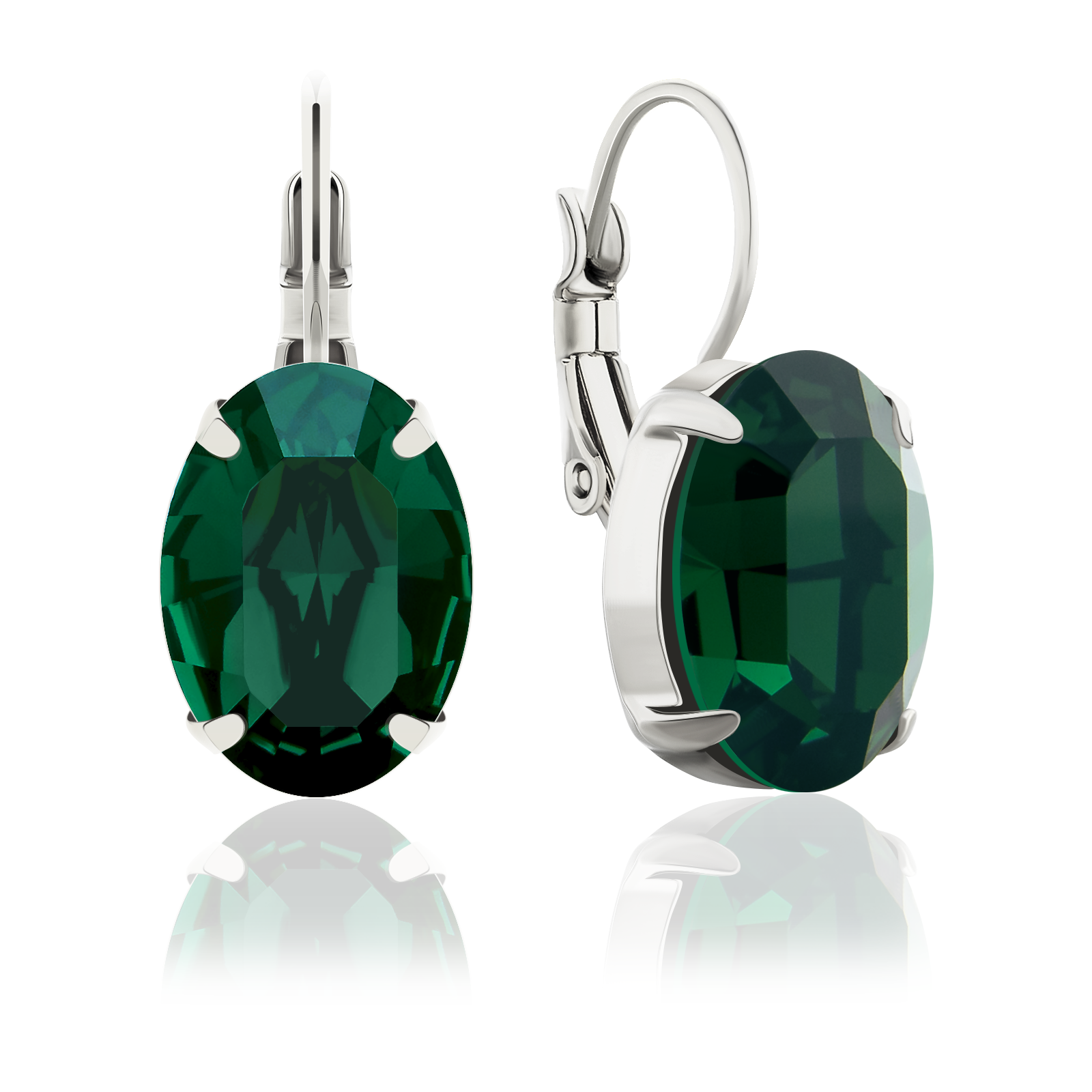 

Серьги KOBI MIRA 14*8 мм со Swarovski модели 7740-1728-116