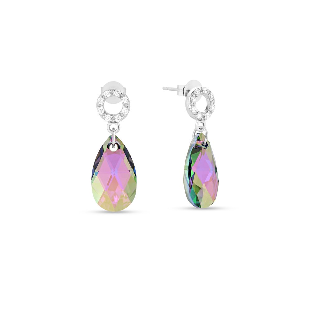 

Серебряные серьги SPARK Mandorla со Swarovski модели KCK610616PS