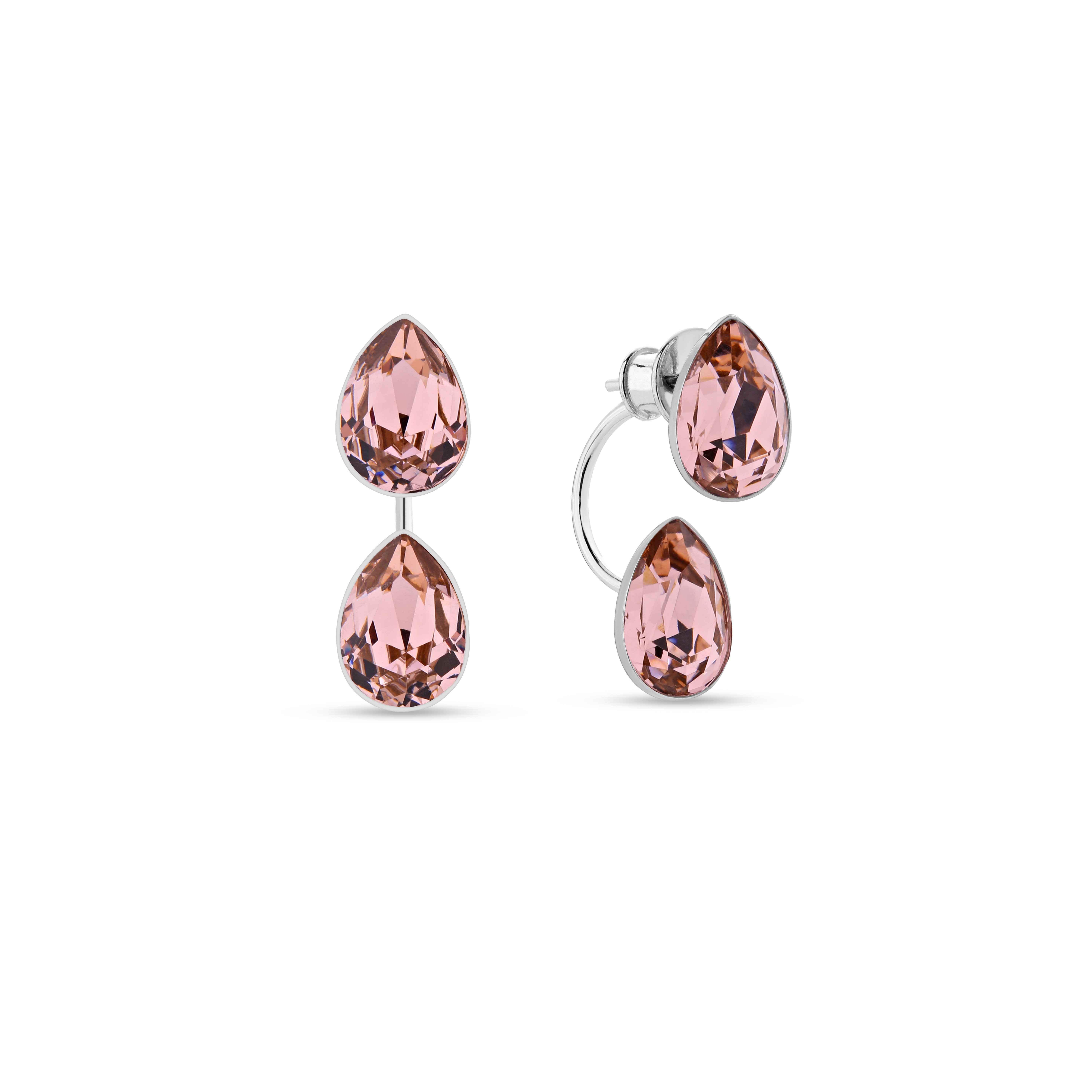 

Серебряные серьги SPARK Branta со Swarovski модели KF432010VR