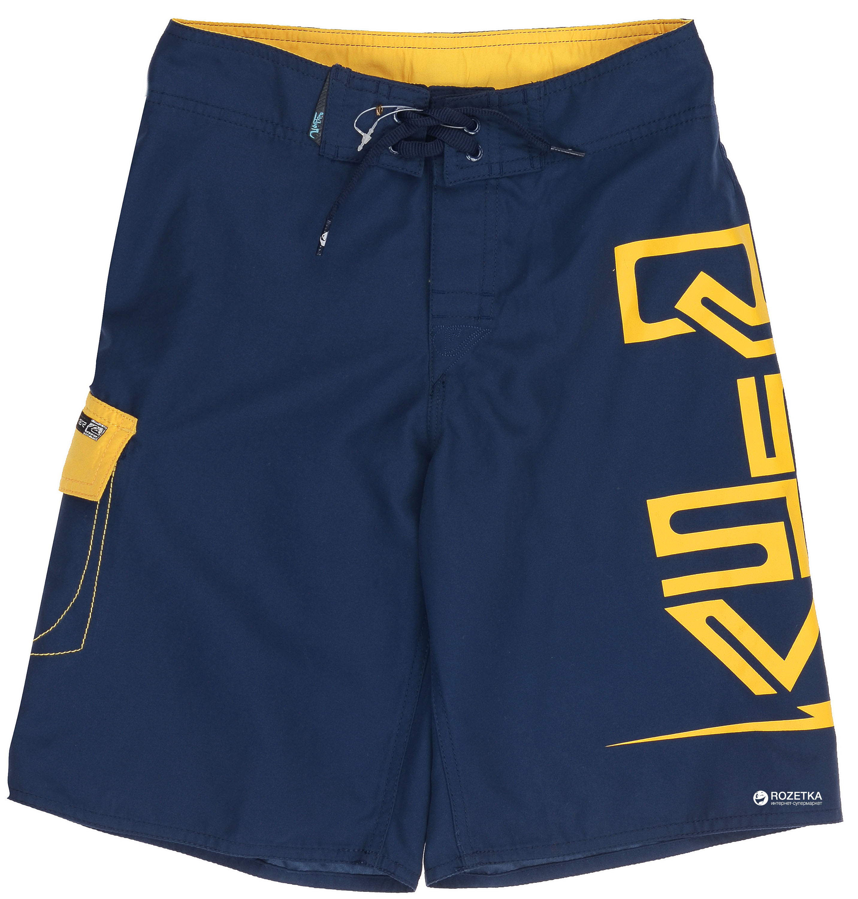 

Шорты для купания Quiksilver QABBS014-ACIQ 140 см Сине-желтые с принтом (2000000689319)