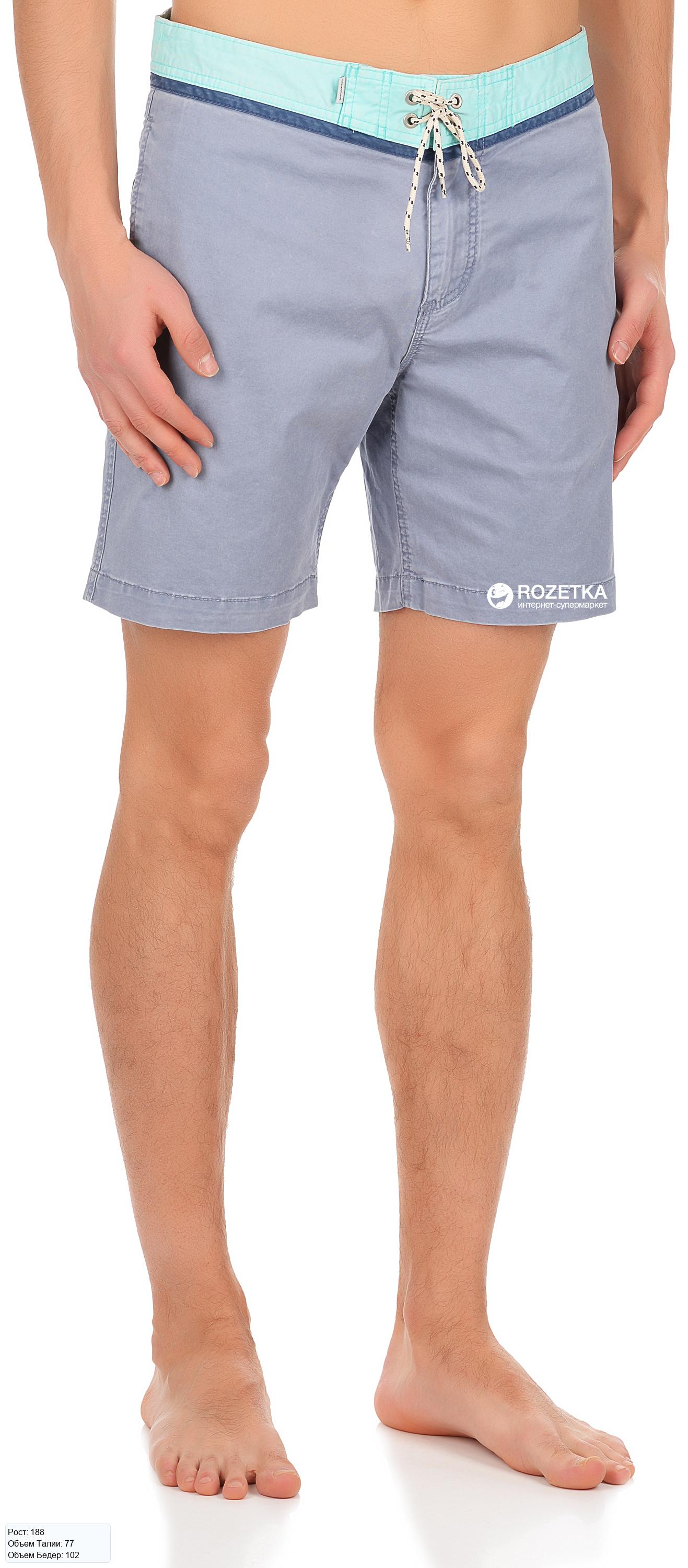 

Шорты пляжные Quiksilver EQYWS03174-AAIF 32 Мятные-сиреневые