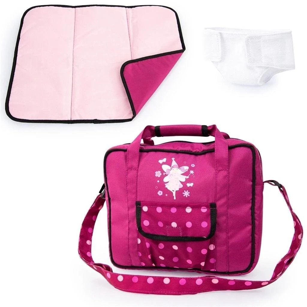 Фото - Усе для ляльок Bayer Torba dla lalek  Design z akcesoriami różowa 69267AB  