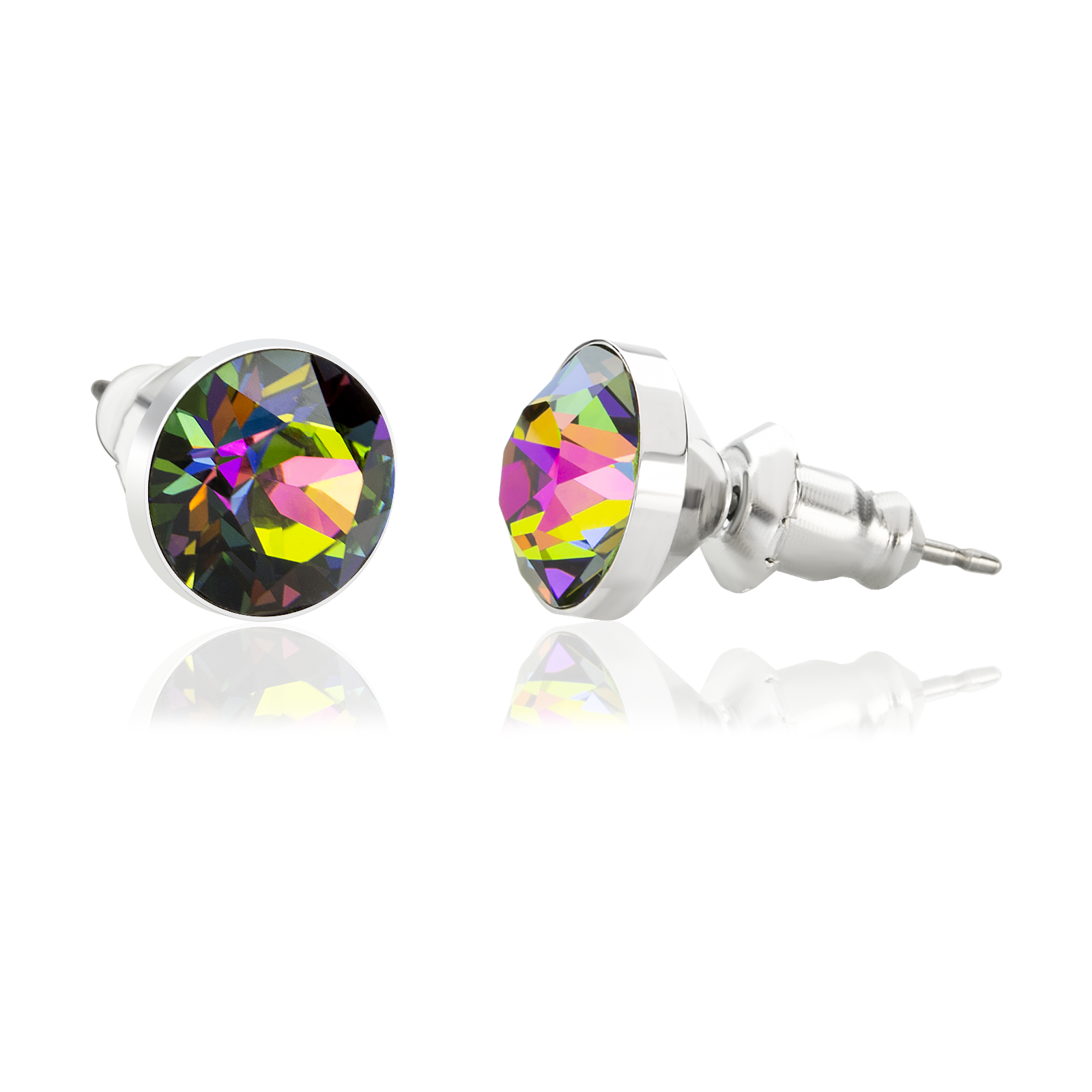 

Пусеты KOBI 8 мм со Swarovski модели 7440-4537-24-32