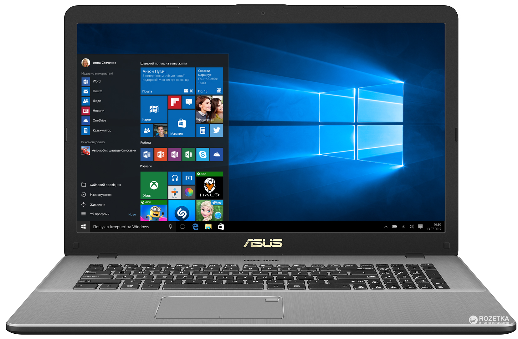 Ноутбук ASUS VivoBook Pro 17 N705UN-GC050R (90NB0GV1-M01320) Dark Grey ...