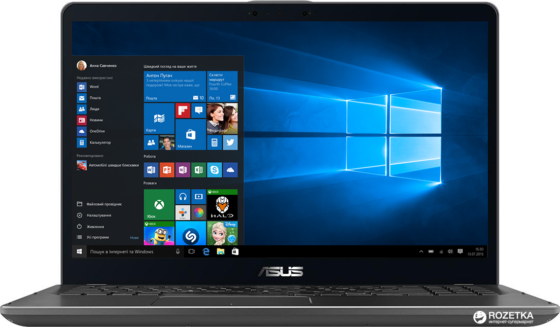 Ноутбук ASUS ZenBook Flip UX561UN-BO005R (90NB0G31-M00370) Grey – фото ...
