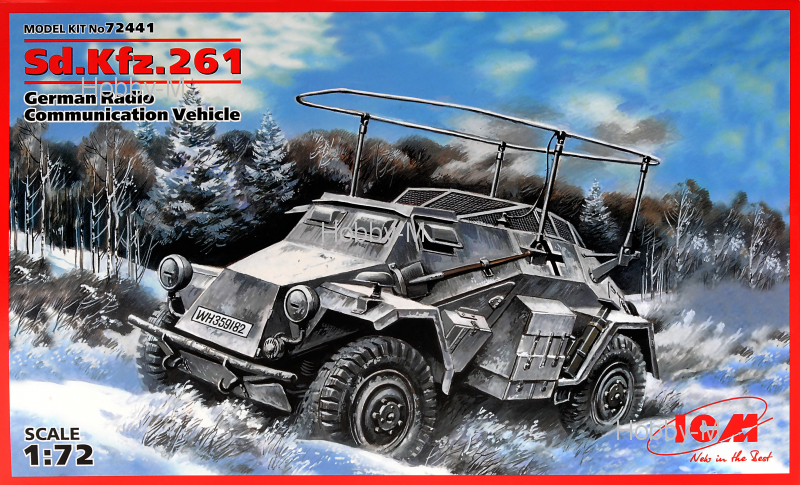 

Немецкий автомобиль радиосвязи Sd.Kfz.261 1:72 ICM (ICM72441)