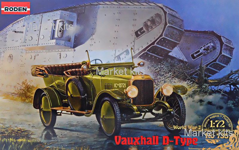 

Автомобиль Vauxhall D-type 1:72 RODEN (RN735)