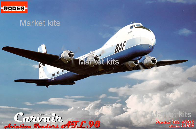 

Самолет ATL-98 /Aviation Traders ATL-98 Carvair 1:144 RODEN (RN305)