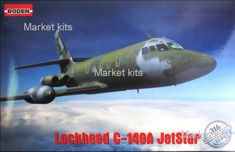 

Административный самолет Lockheed C-140A Jetstar 1:144 RODEN (RN316)