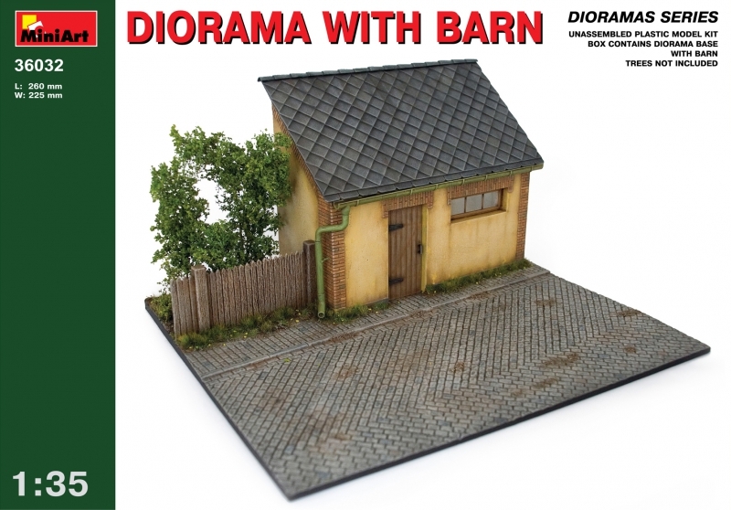 

Диорама с сараем 1:35 MINIART (MA36032)