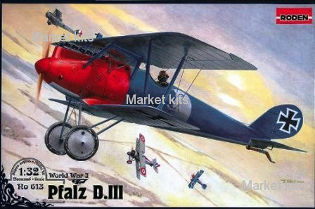 

Немецкий истребитель Pfalz D.III 1:32 RODEN (RN613)