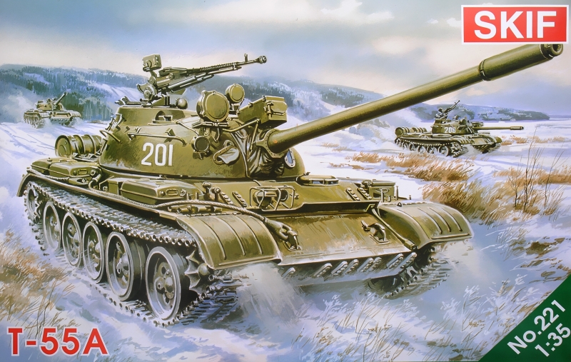 

Средний танк T-55A 1:35 SKIF (MK221)