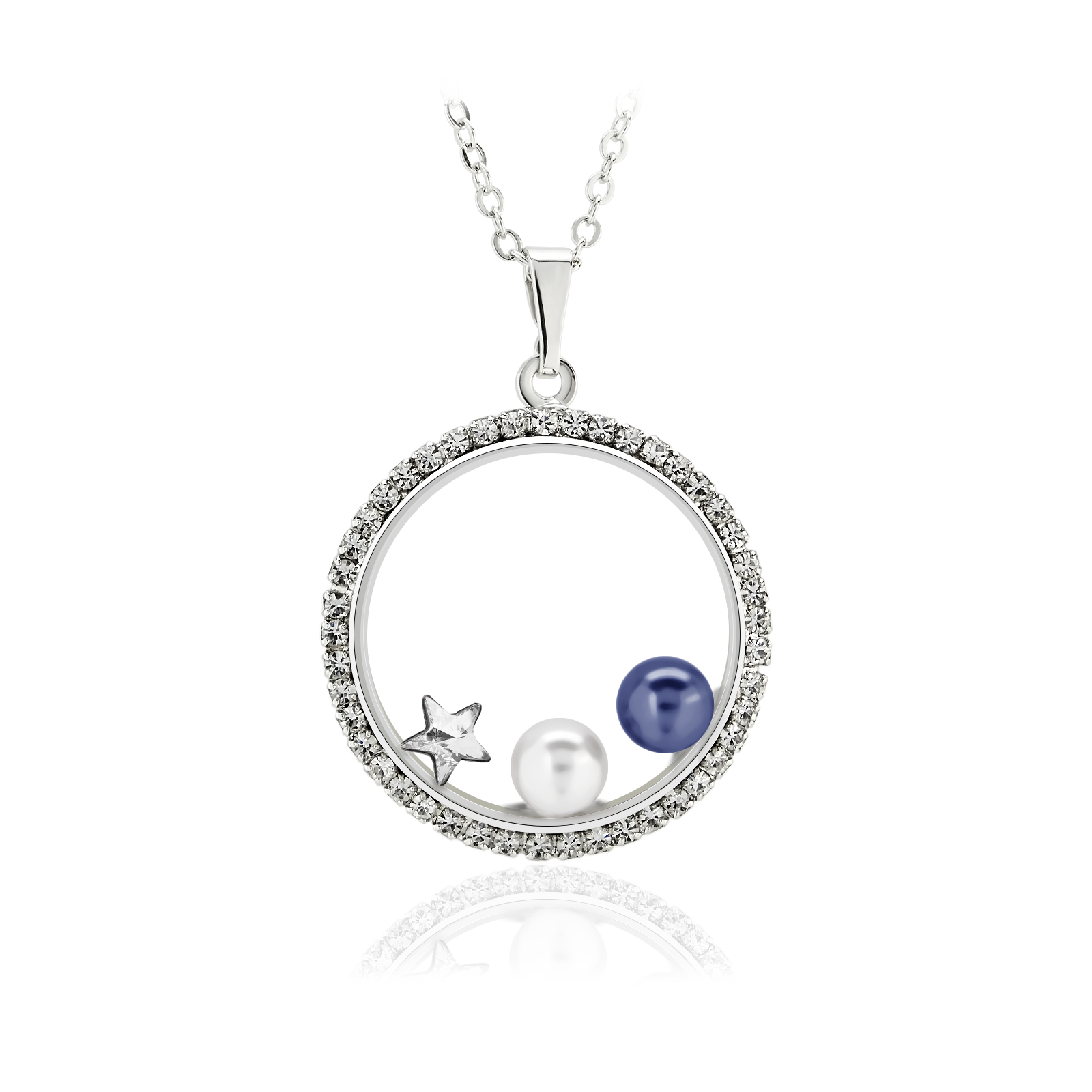 

Кулон KOBI Kira с жемчугом и кристаллом Swarovski модели 7430-6109-04-32