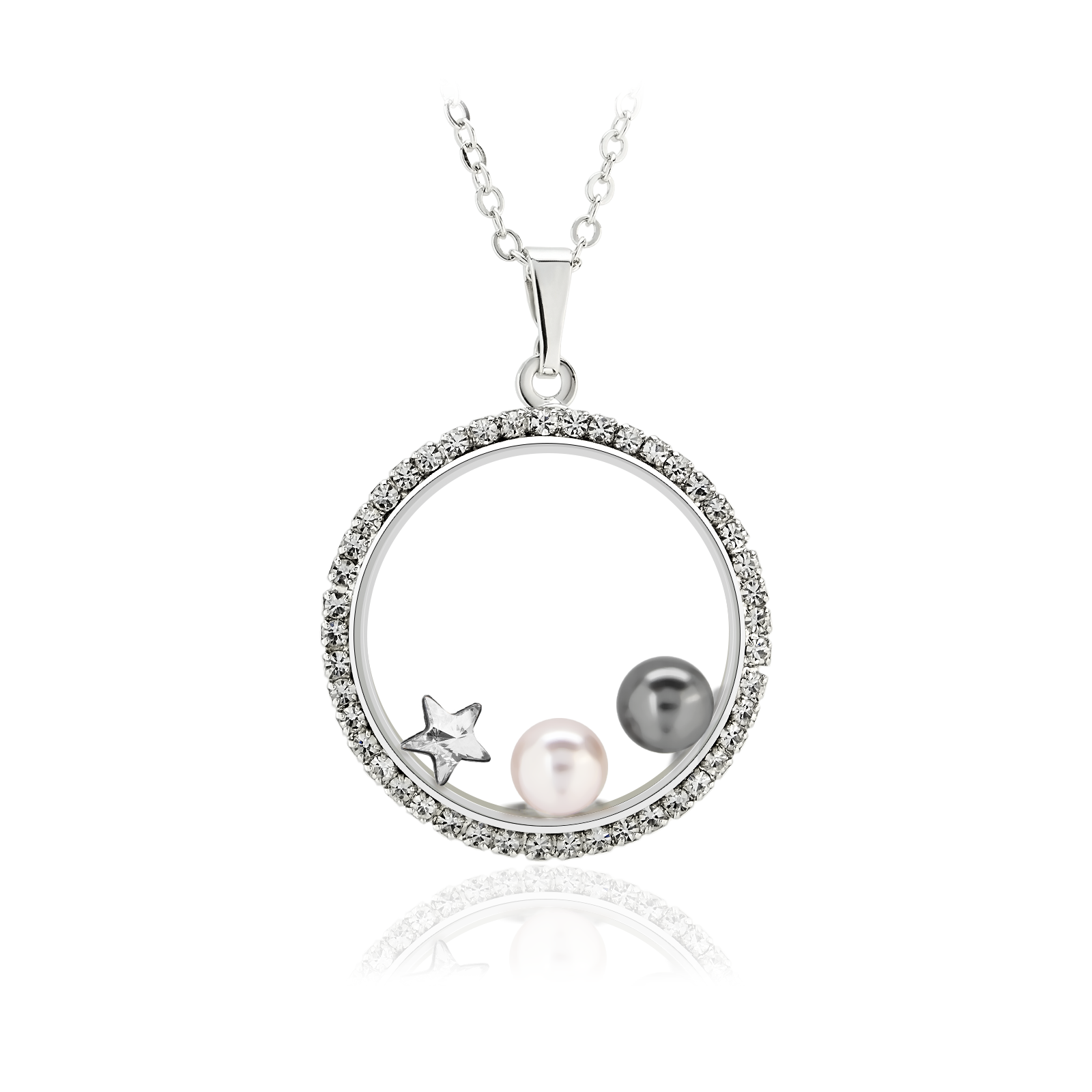 

Кулон KOBI Kira с жемчугом и кристаллом Swarovski модели 7430-6109-05-32